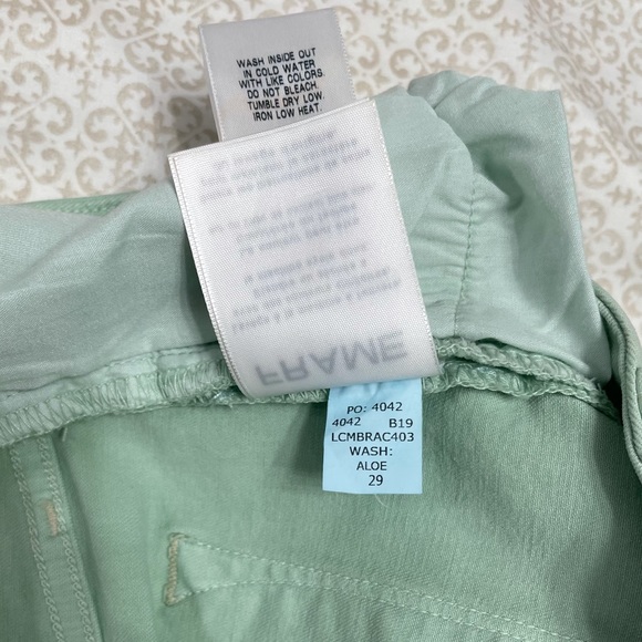 Frame Le Crop Mini Boot High Waist Raw Hem Jeans - Picture 11 of 12